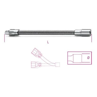 Flexible Verlängerung 1/4'' BETA 900FL/150