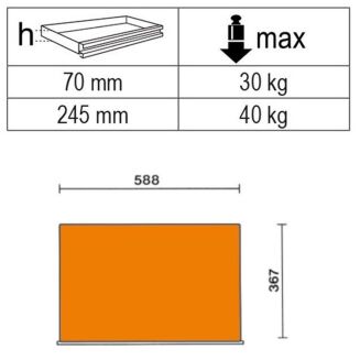 Festes Modul mit 7 Schubladen BETA C55M7 - 3