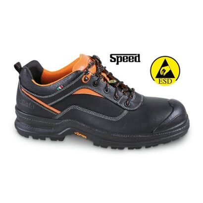 Sichere, wasserdichte Lederschuhe mit Polyurethan-Zehenkappe und VIBRAM-Sohle aus Polyurethan/thermoplastischem Polyurethan ESD S3 BETA 7290NA/48