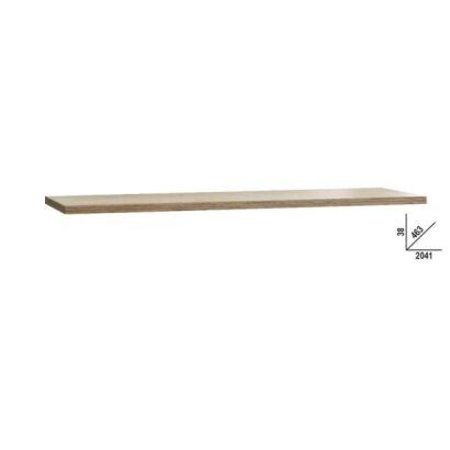 2 m lange Arbeitsplatte aus Holz für den Werkstatttisch des Systems C45 BETA 4500/C45PW/3-2MT