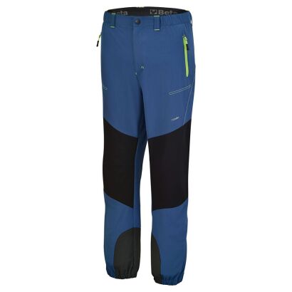 Leichte Arbeits-/Trekkinghose, blau, 140 g/m², aus 95 % Nylon und 5 % Stretch, taillierter Schnitt  BETA 7819B/M