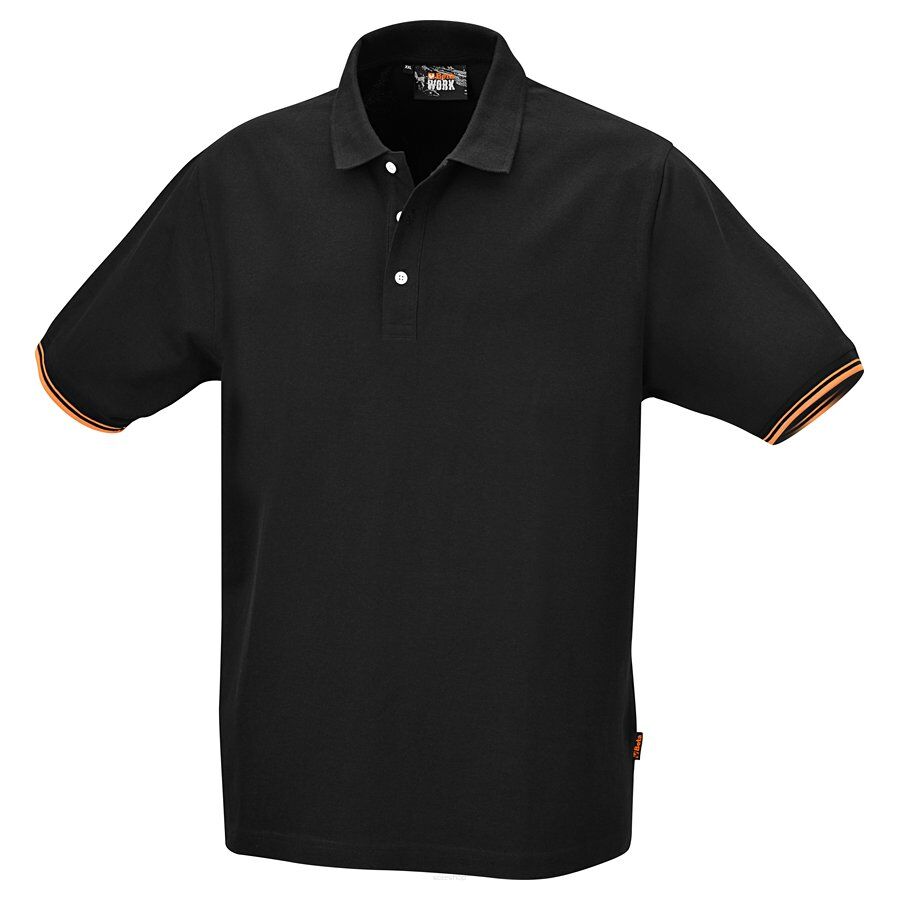 Polo-Shirt 3 Knöpfen Schwarz BETA 7547N/XL