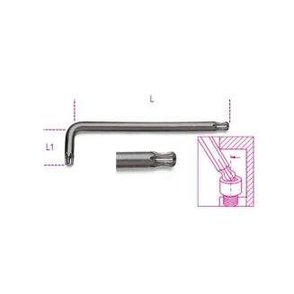 Stiftschlüssel Kugelförmigem Torx BETA 97BTX/40 - 3