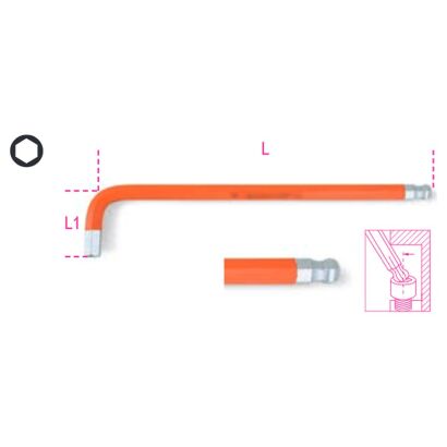 Sechskant-Stiftschlüs. Farbig BETA 96BP-CL/10