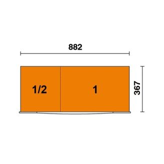 Werkzeugwagen mit 9 Schubladen,  mit Kippschutzsystem, langes Modell,  mit Werkzeugsatz, 487 Teile BETA WORKER BW2400S/O9/E-XL - 4