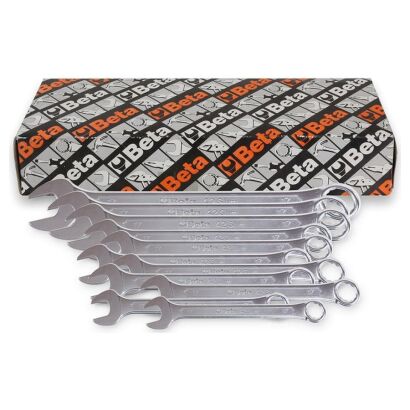 Satz mit 8 Flach-Ring-Schlüsseln mit reduzierter Dicke, im Etui BETA 42SLIM/B8I