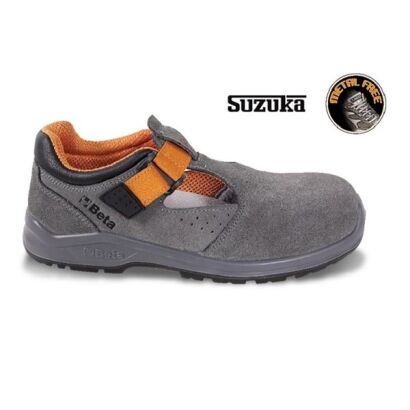 Sicherheits-Sandalen aus perforiertem Wildleder, mit Klettverschluss, S1P SRC, BETA 7216SN/42