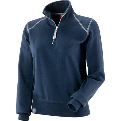 Damen-Sweatshirt CERMIS LADY – 65 % Polyester, 35 % Baumwolle, marineblau 455085/XL