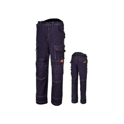 Arbeitshose mit vielen Taschen aus T/C-Leinen, 260 g/m2, blau BETA 7816BL/XXXL
