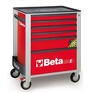 Werkzeugwagen mit 6 Schubladen und Kippschutzsystem BETA C24SA/6-O - 3