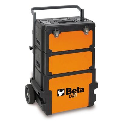 Trolley mit 3 Stapelbaren Modulen BETA C42H