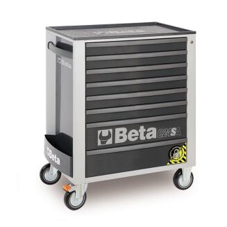 Werkzeugwagen mit 8 Schubladen und Kippschutzsystem BETA C24SA/8-O - 2