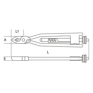 Umsteckbare Drillzange BETA 1761RS/1 - 2