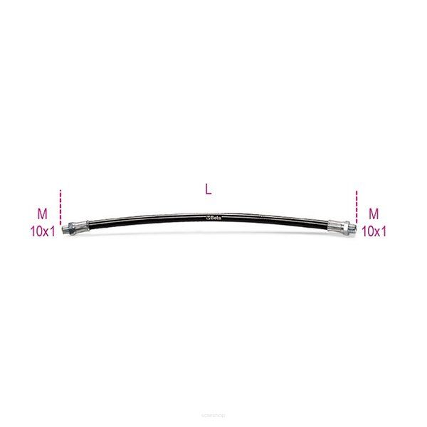 Flexible Ersatzdüsenroh Nylon BETA 1750R/1