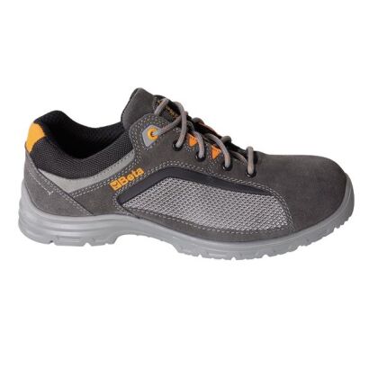 Sicherheitshalbschuhe aus Wildleder mit Mesh-Einsätzen S1P SRC BETA 7213FG/35
