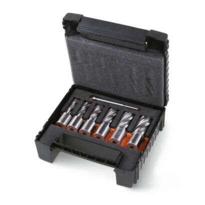 Satz mit 7 Kernbohrern mit Weldon-Schaft, kurz, HSS-G BETA 453C/C7