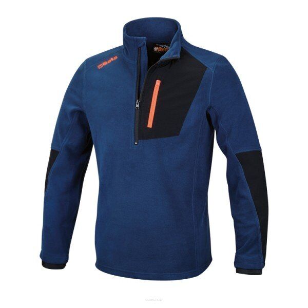 Microfleece-Pullover Kurz. Zip BETA 7654B/XXXL
