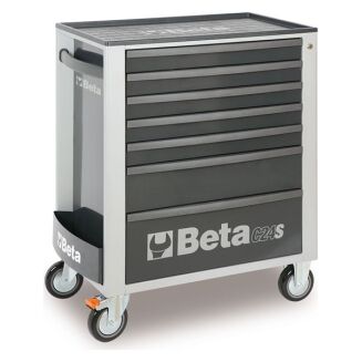 Werkzeugwagen mit 7 Schubladen und 197 Werkzeugen  grau BETA 2400S7/POL4/B - 2
