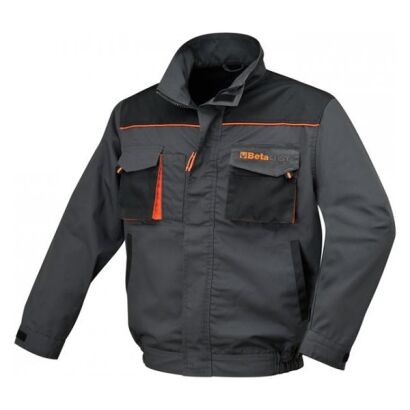 Arbeitsjacke EASY LIGHT aus T/C-Material, 180 g/m2, mit Oxford-Einsätzen, grau BETA 7869E/XXXXL