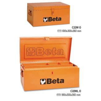 Werkzeugkasten Stahlblech Leer BETA C22W/L-O - 3