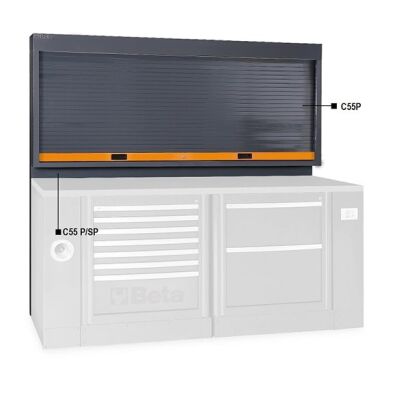 Werkzeugwand mit Rollladen BETA C55PS/-O