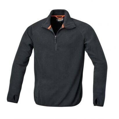Sweatshirt aus dünnem Fleece, 180 g/m2, schwarz BETA 7635N/XS
