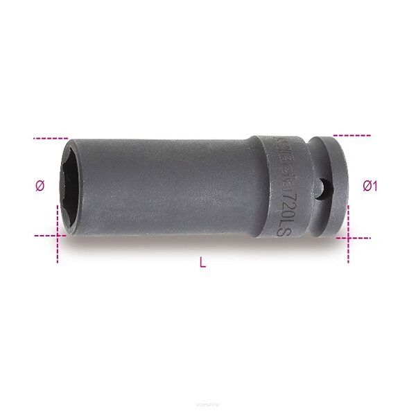 Kraftsteckschlüssel Lange BETA 720LS/36