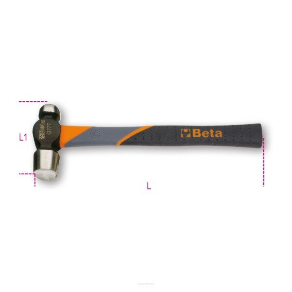 Hämmer Kugelförmiger Pinne Faser BETA 1377T/900