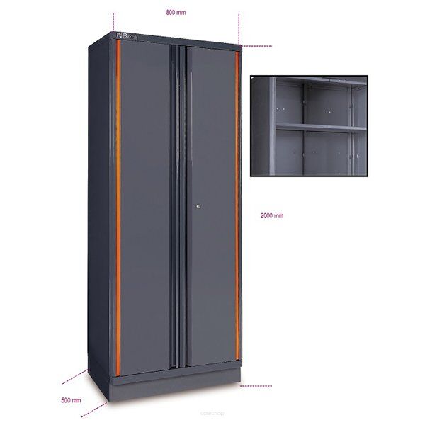2-Türiger Blechschrank BETA C55A2