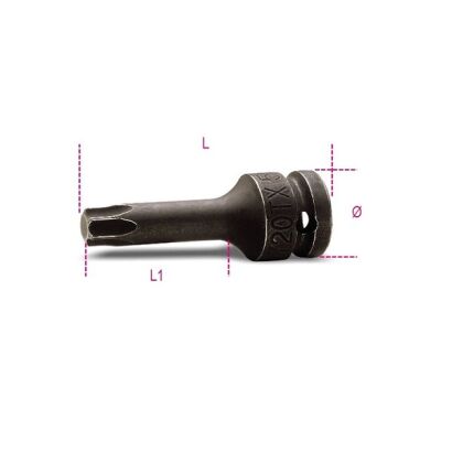 Steckschlüssel für Torx BETA 720TX/60