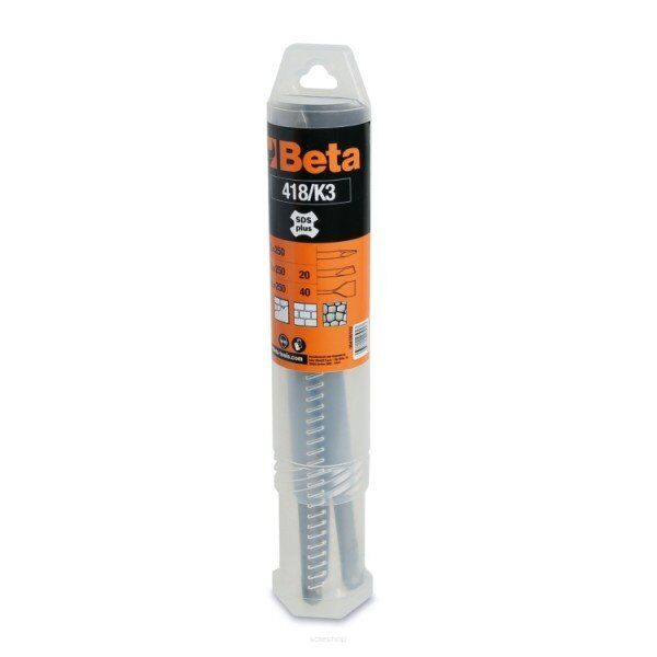 Mauerflachmeisselsatz SDS-Plus BETA 418/K3
