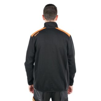Sweatshirt mit Reißverschluss, schwarz mit graphitfarbenen Einsätzen BETA 7565NG/XXL - 5