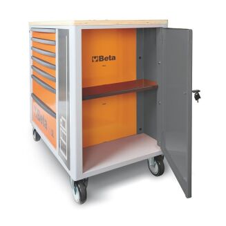 Werkzeugwagen mit 7 Schubladen und Schrank BETA C24SL-CABO - 2
