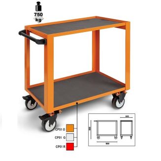 Hoch Widerstandsfäh. Werkzeugwagen BETA CP51/O - 4