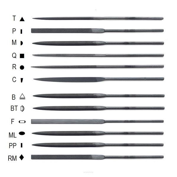 Nadelfeilen Halbschlicht BETA 1720PP