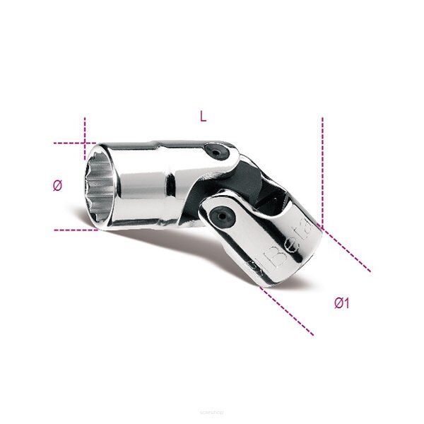 Zwölfkant-Gelenksteckschl BETA 910AS-SN 3/4