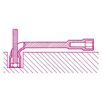 Doppelsteckschlüssel 12X6Kant BETA 937/21X21 - 3