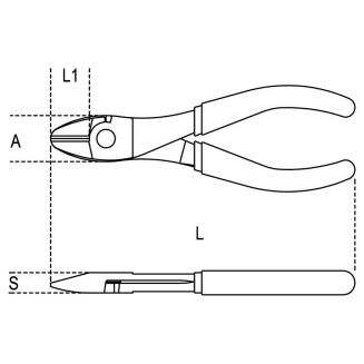 Diagonalseitenschneider BETA 1084BM/160 - 2
