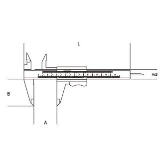 Schieblehre mit Digitalanzeige BETA 1654DGT - 2