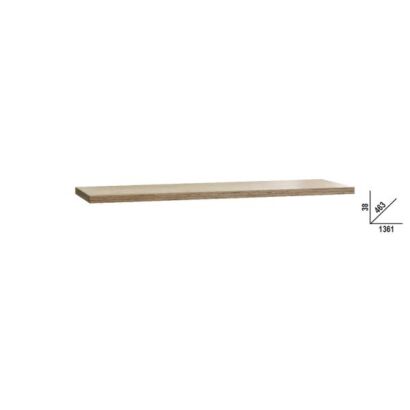 1,3 m lange Arbeitsplatte aus Holz für den Werkstatttisch des Systems C45 BETA 4500/C45PW/2-1.3MT