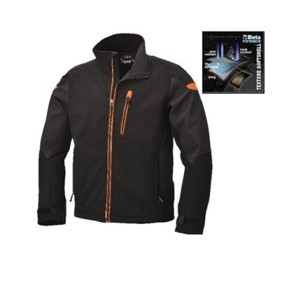Softshelljacke 290 g/m2, schwarz-grau BETA 7684/S