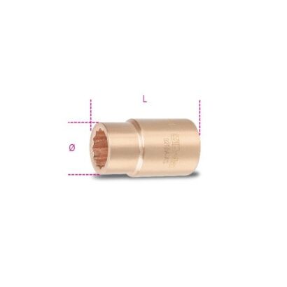 Zwölfkant-Steckschlüssel BETA 921BA-AS/1"7/16